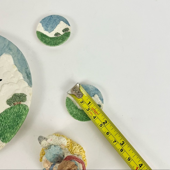 White Religious Tea Set Collection 7 Piece Set - Picture 4 of 15